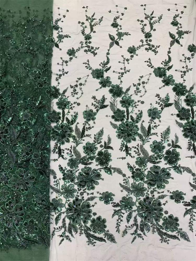 Beaded Tulle Fabric - 5 Yards | JX499