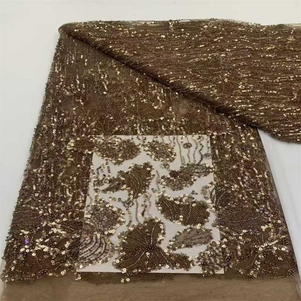 Beaded Tulle Fabric - 5 Yards | JX500