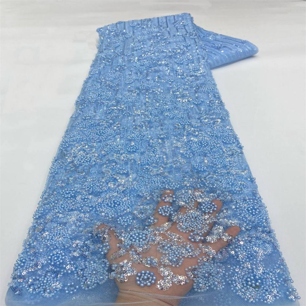 Beaded Tulle Fabric - 5 Yards | JX502
