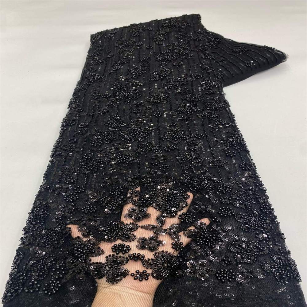 Beaded Tulle Fabric - 5 Yards | JX502