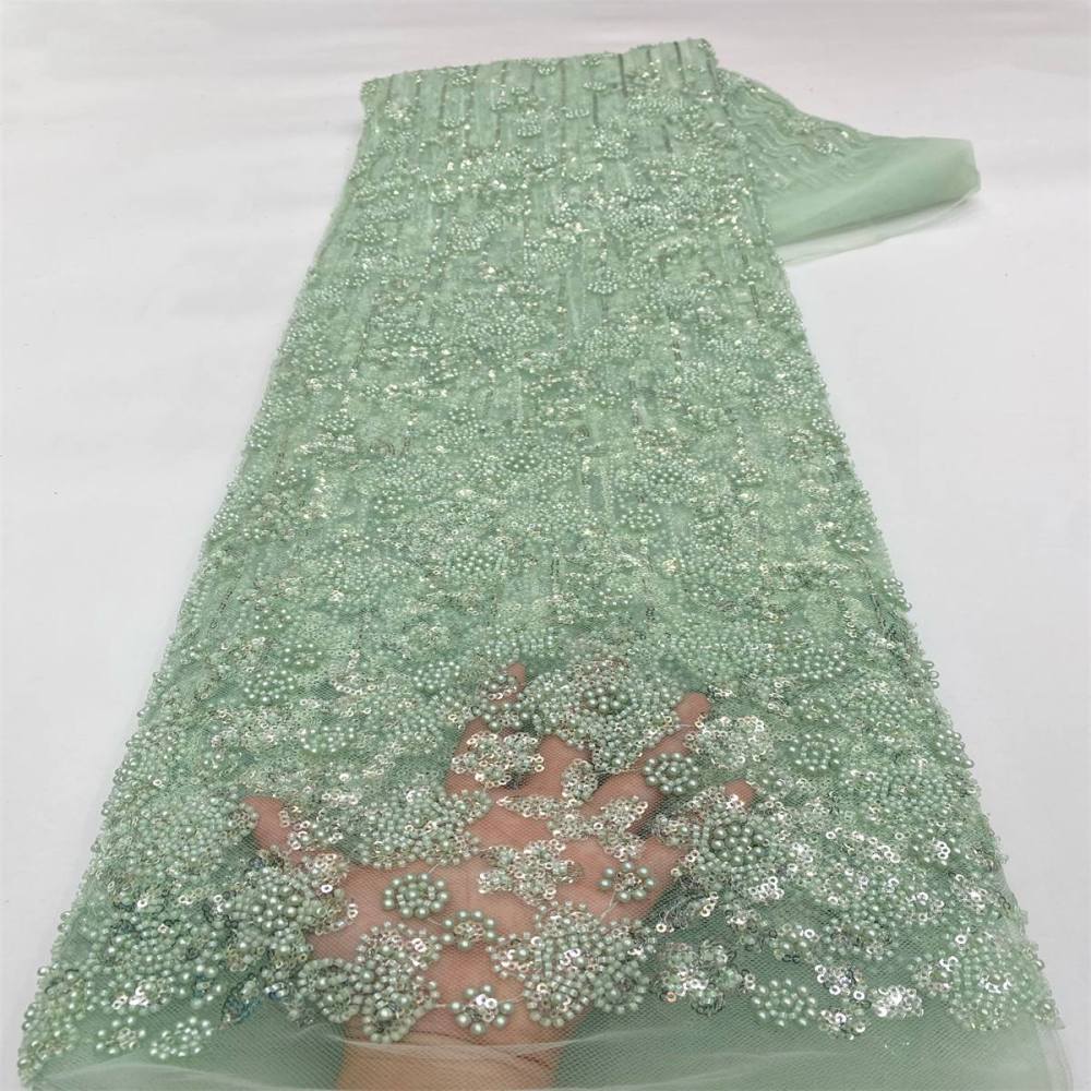 Beaded Tulle Fabric - 5 Yards | JX502