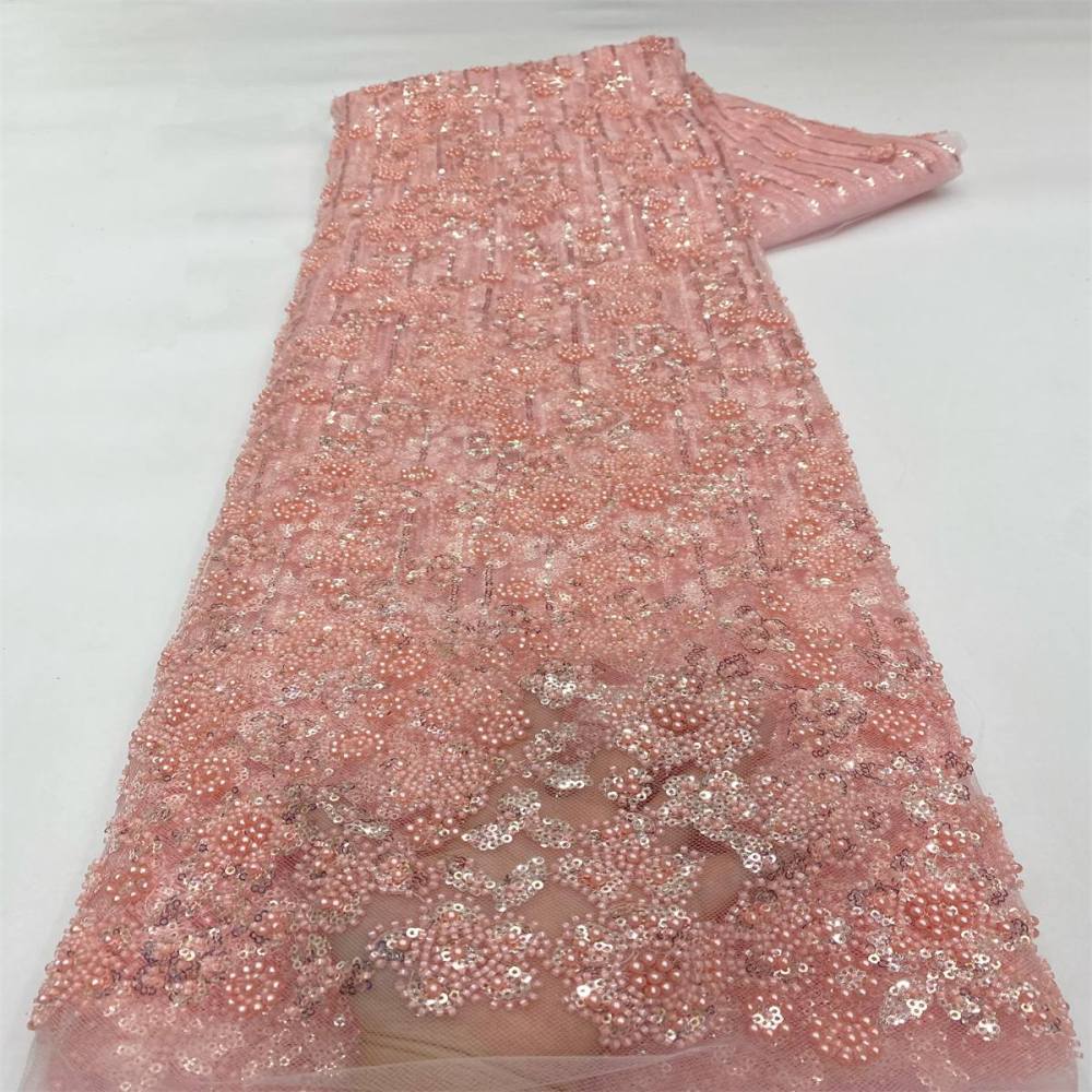 Beaded Tulle Fabric - 5 Yards | JX502