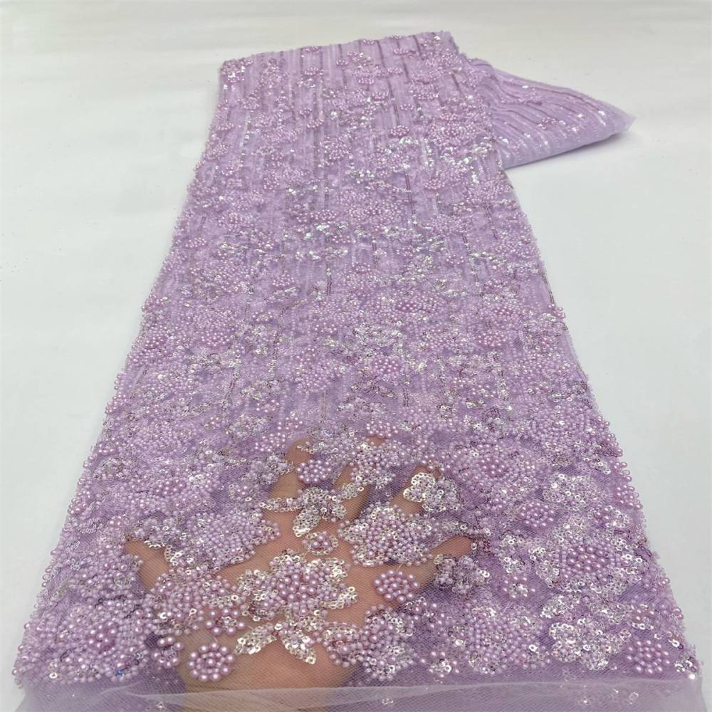 Beaded Tulle Fabric - 5 Yards | JX502