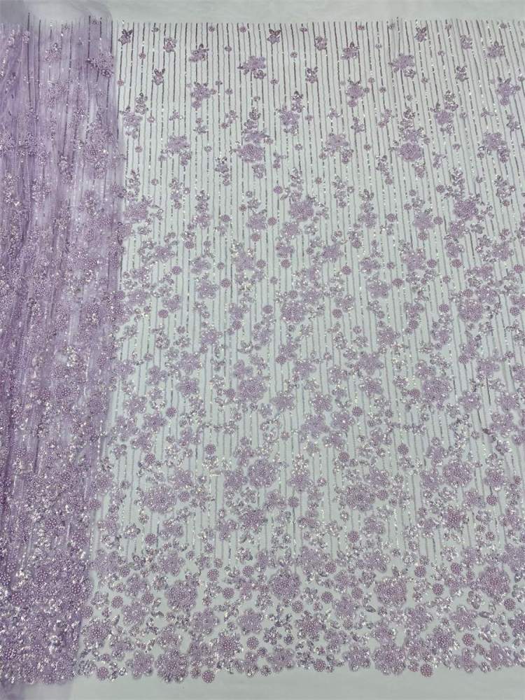 Beaded Tulle Fabric - 5 Yards | JX502