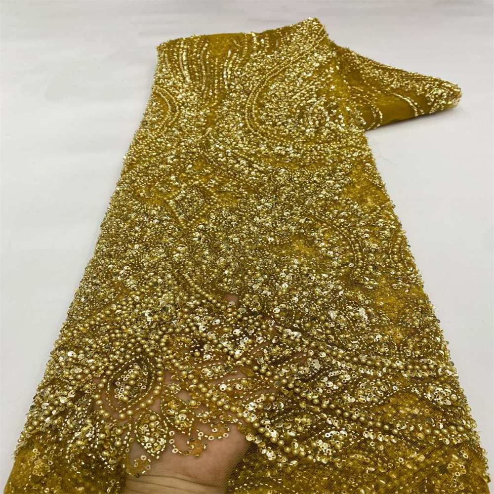 Beaded Tulle Fabric - 5 Yards | JX503