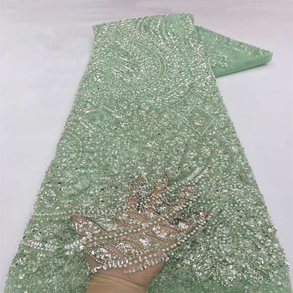 Beaded Tulle Fabric - 5 Yards | JX503