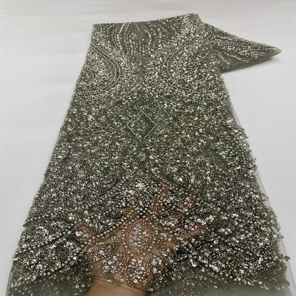 Beaded Tulle Fabric - 5 Yards | JX503