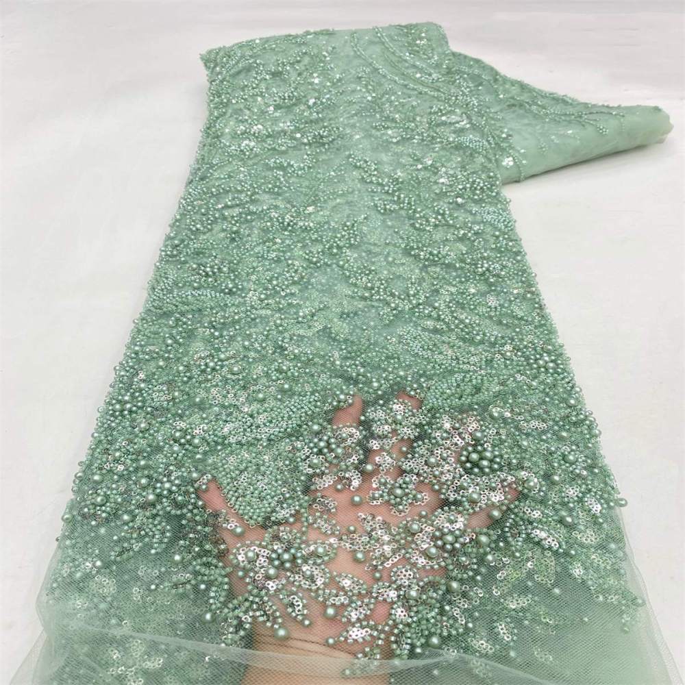 Beaded Tulle Fabric - 5 Yards | JX504