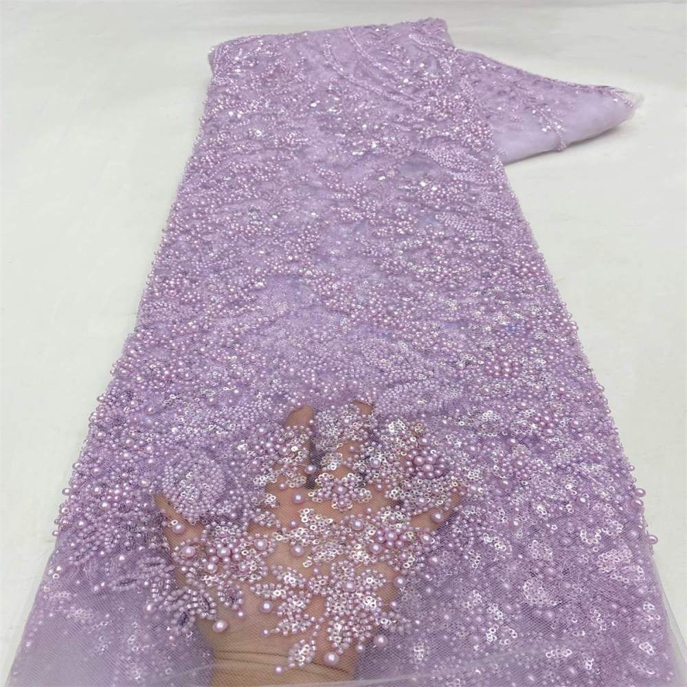 Beaded Tulle Fabric - 5 Yards | JX504