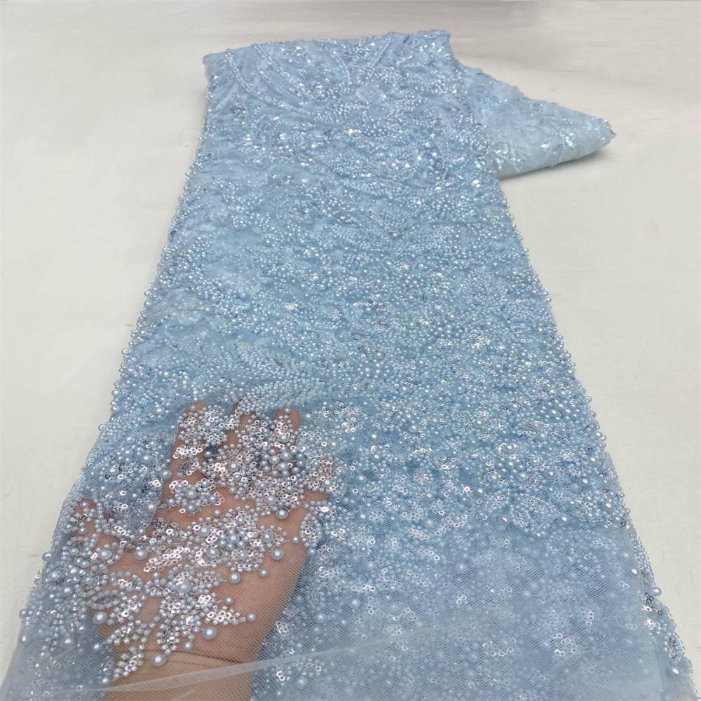 Beaded Tulle Fabric - 5 Yards | JX504