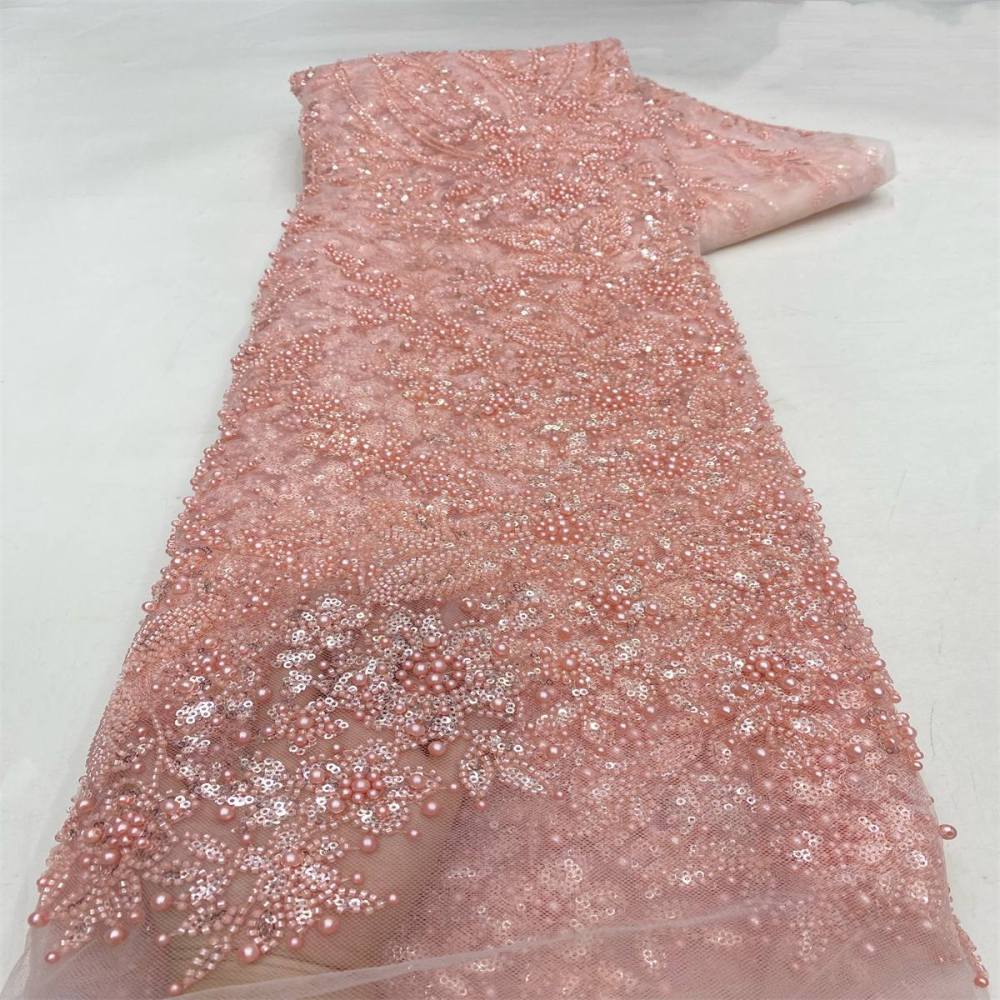 Beaded Tulle Fabric - 5 Yards | JX504