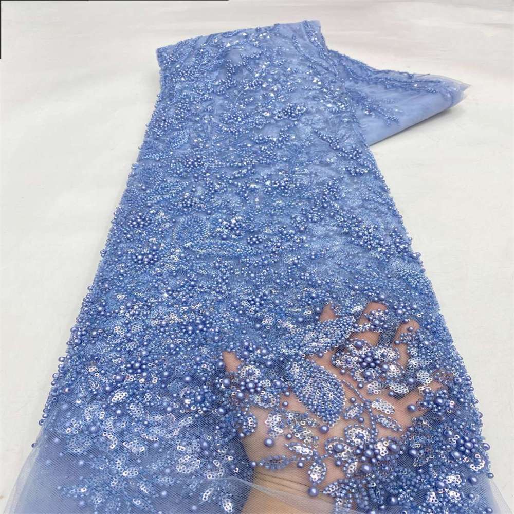 Beaded Tulle Fabric - 5 Yards | JX504