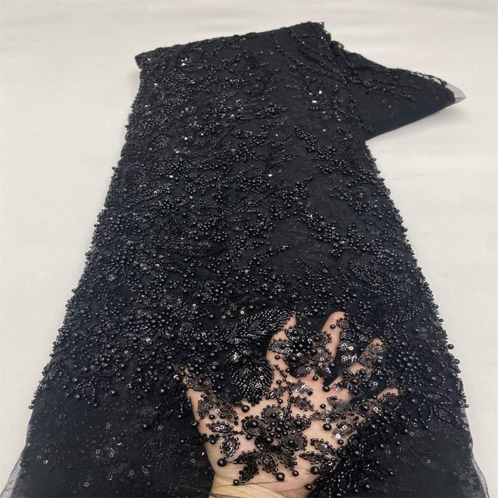Beaded Tulle Fabric - 5 Yards | JX504