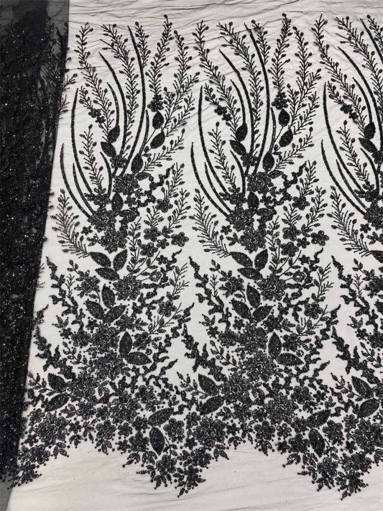 Beaded Tulle Fabric - 5 Yards | JX504