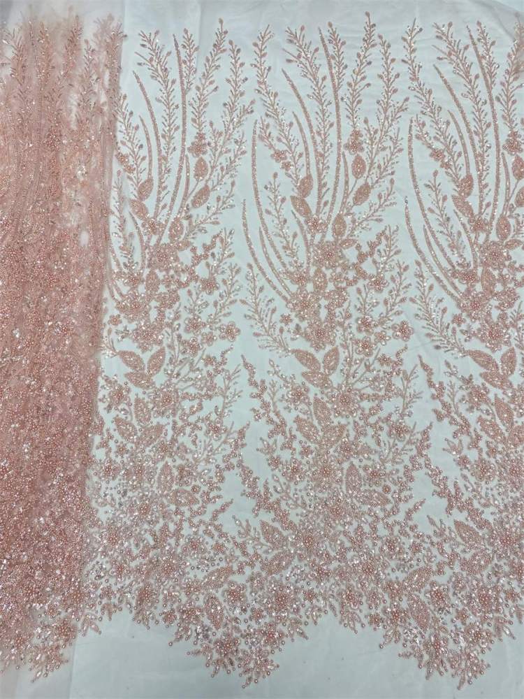Beaded Tulle Fabric - 5 Yards | JX504