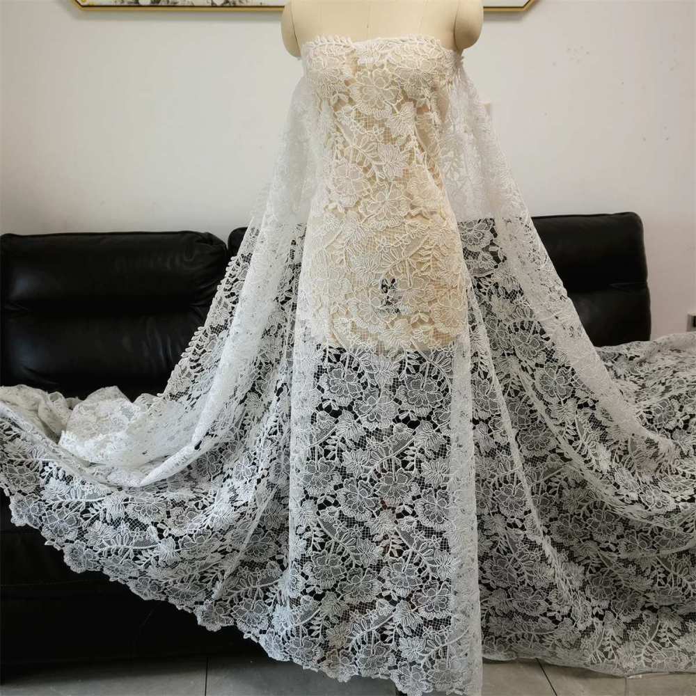 Wedding Lace Fabric - 1 Yard | JZQ032