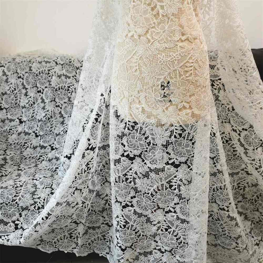 Wedding Lace Fabric - 1 Yard | JZQ032
