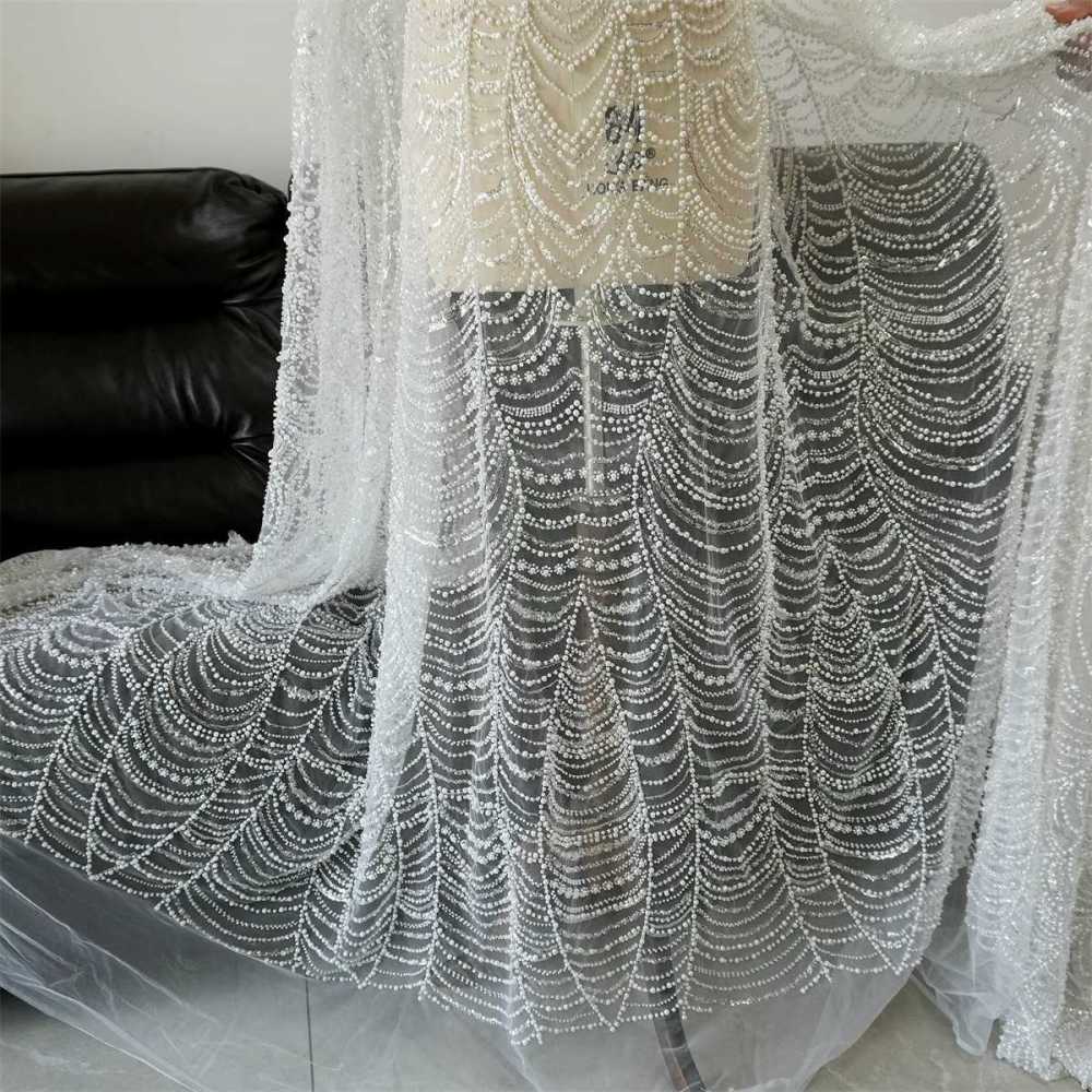 Wedding Lace Fabric - 1 Yard | JZQ034