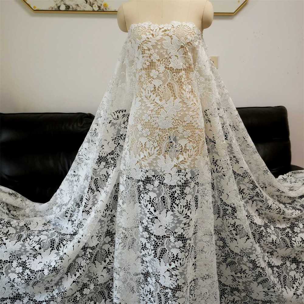 Wedding Lace Fabric - 1 Yard | JZQ038