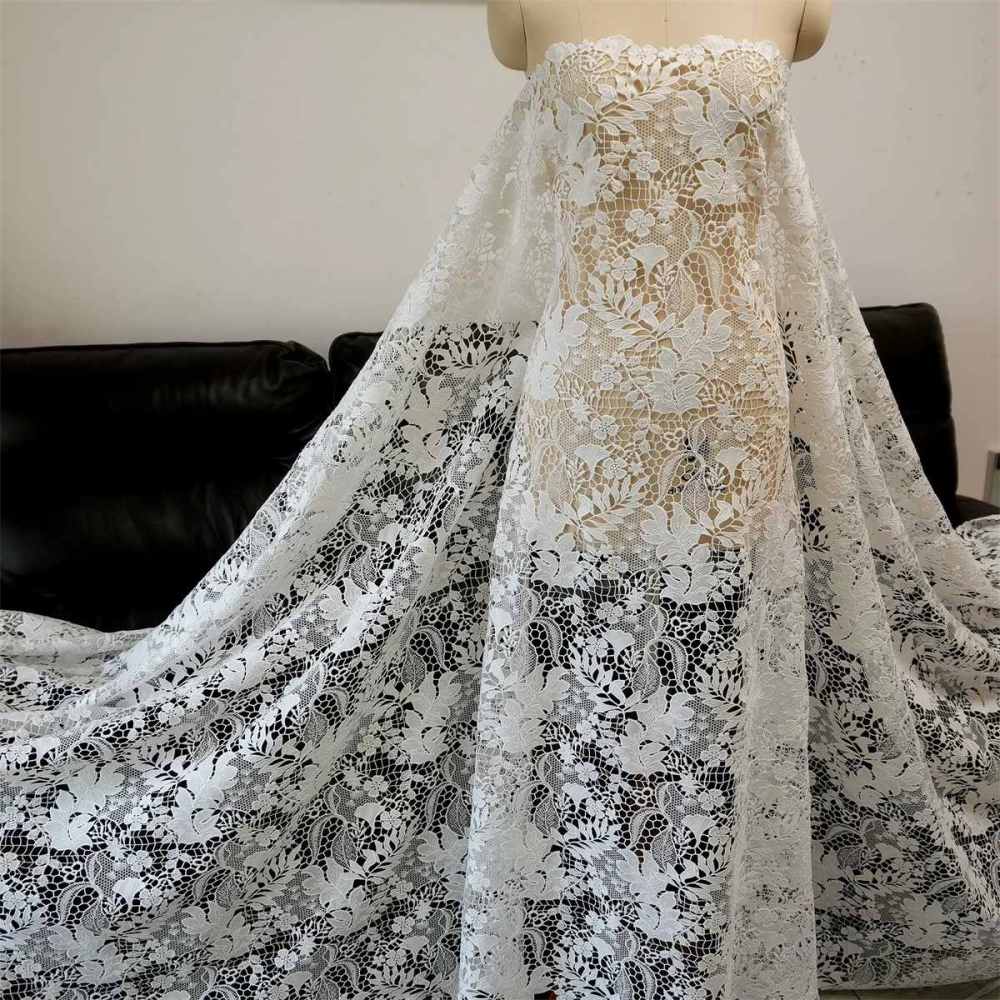 Wedding Lace Fabric - 1 Yard | JZQ038