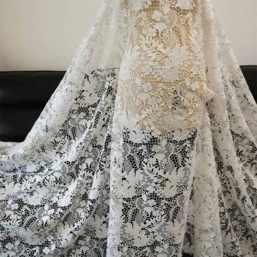 Wedding Lace Fabric - 1 Yard | JZQ038
