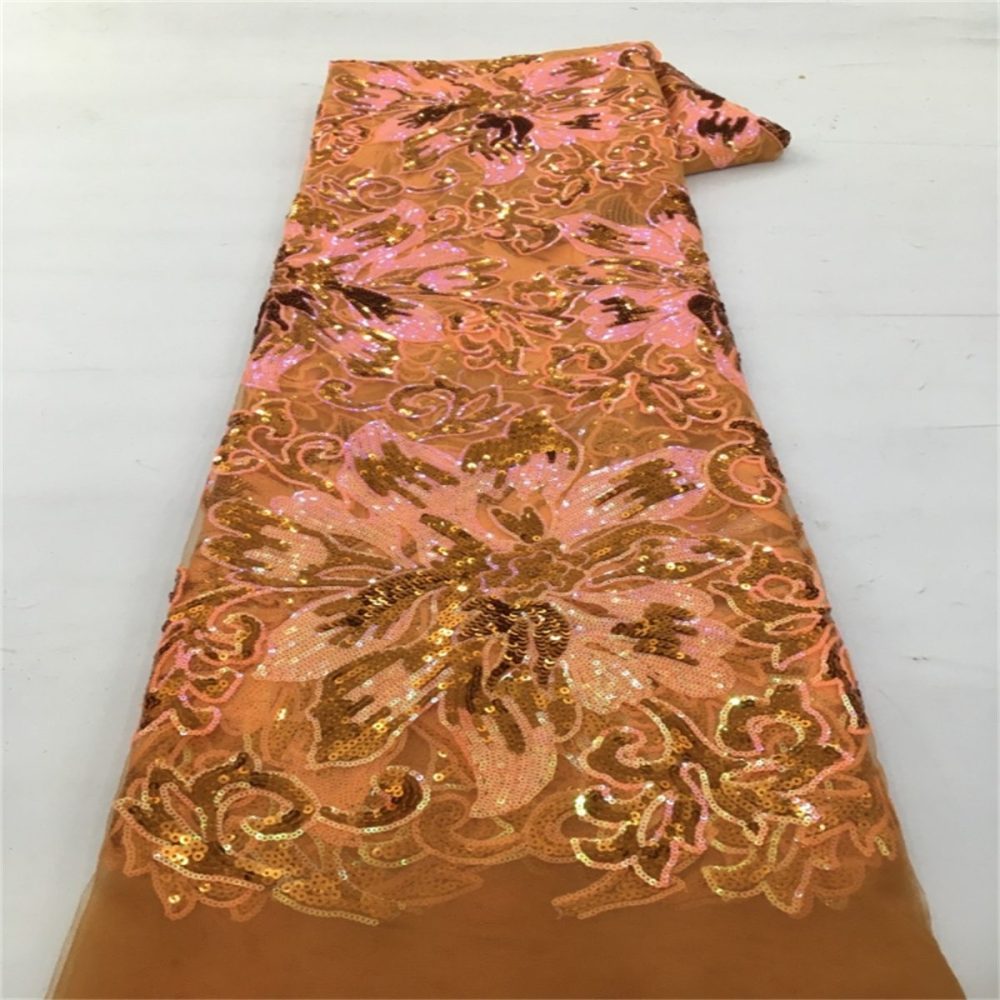 Sequin Tulle Fabric - 5 Yards | JX501
