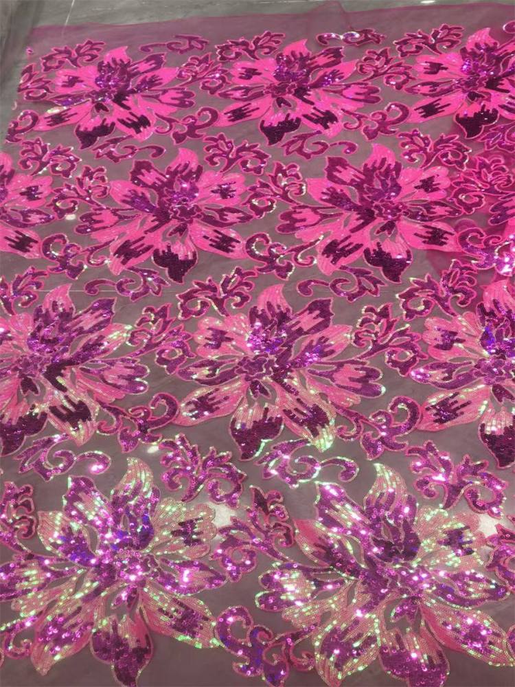 Sequin Tulle Fabric - 5 Yards | JX501