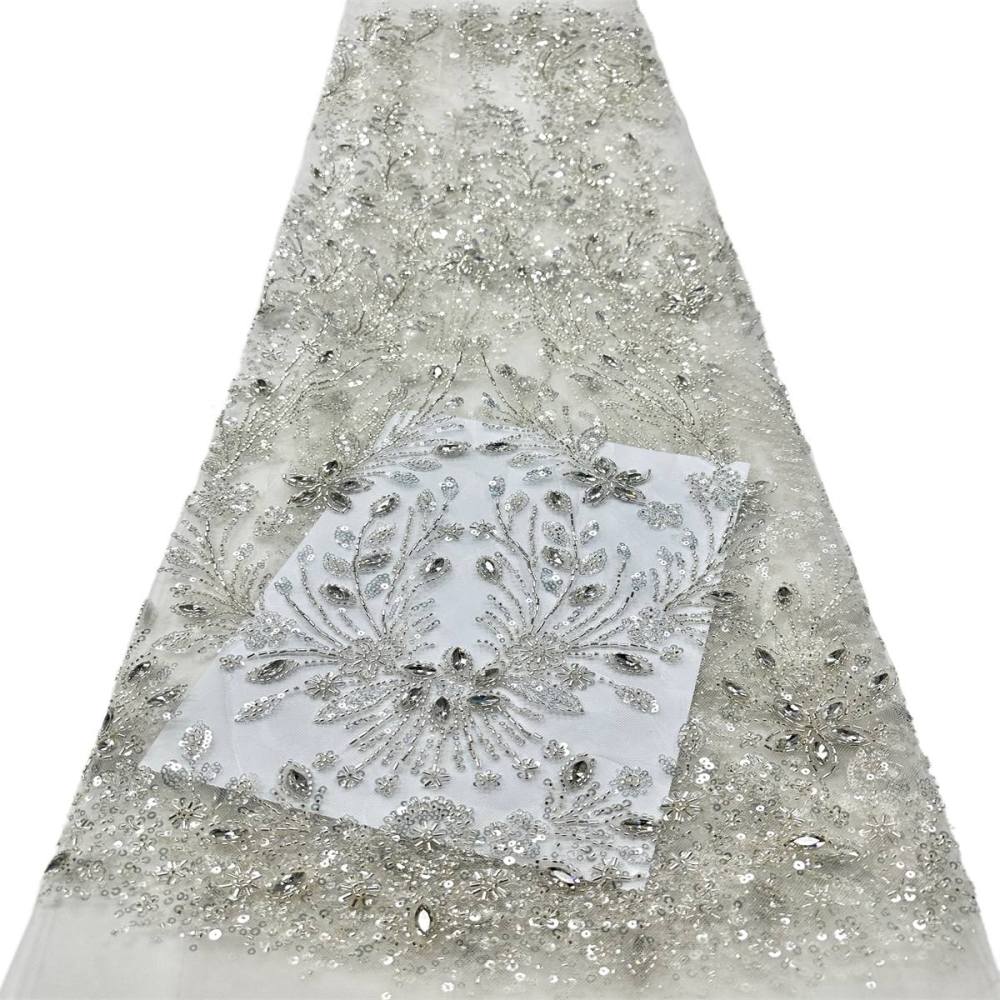Bridal Lace Fabric - 5 Yards - Wedding Lace Fabric for Wedding Dresses | STL HN775W