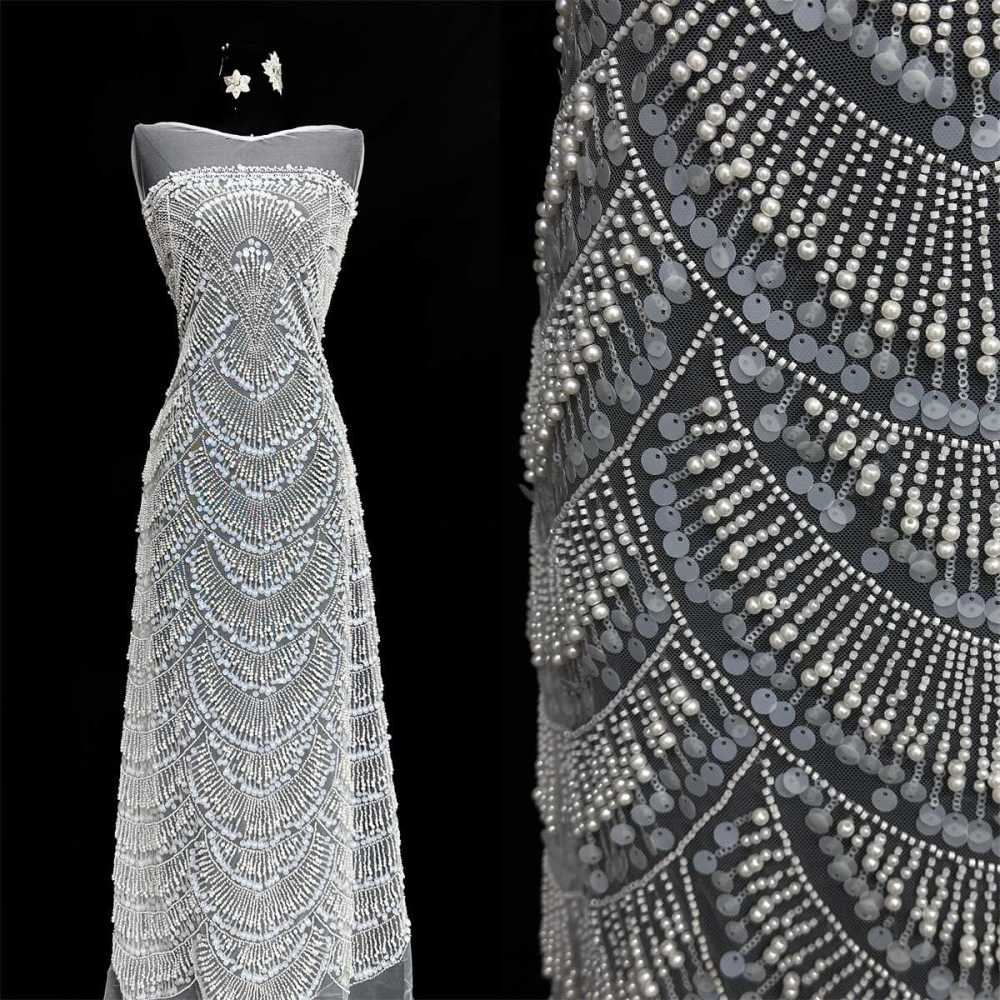 Bridal Lace Fabric - 5 Yards - Wedding Lace Fabric for Wedding Dresses | STL