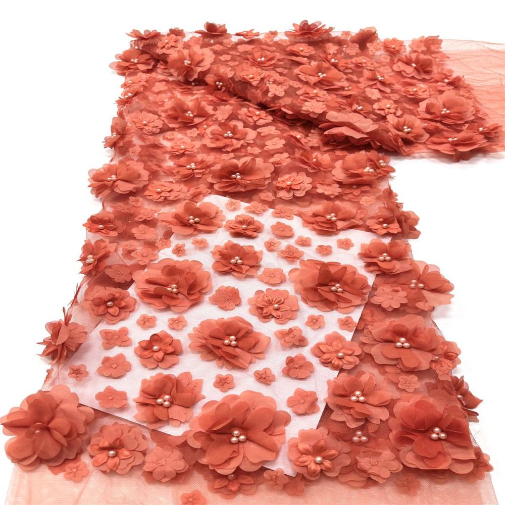 Beaded Tulle Fabric - 5 Yards - Embellished Fabric for Prom Dresses | HN790