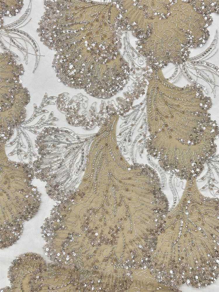 Beaded Tulle Fabric - 5 Yards - Embellished Fabric for Prom Dresses | HN780