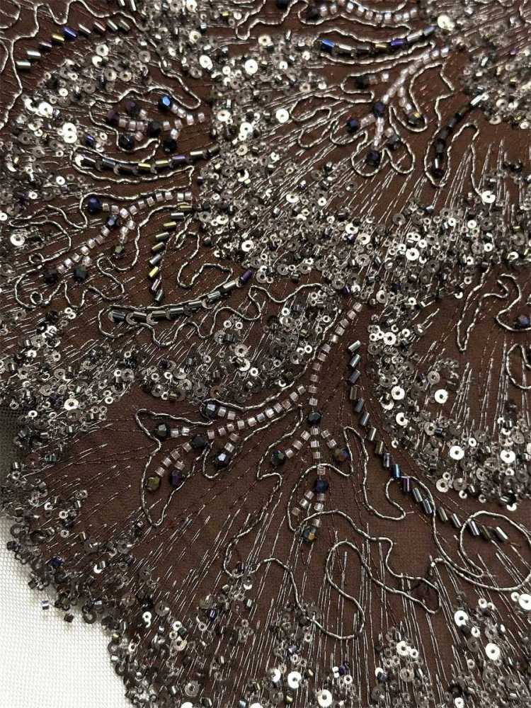 Beaded Tulle Fabric - 5 Yards - Embellished Fabric for Prom Dresses | HN780