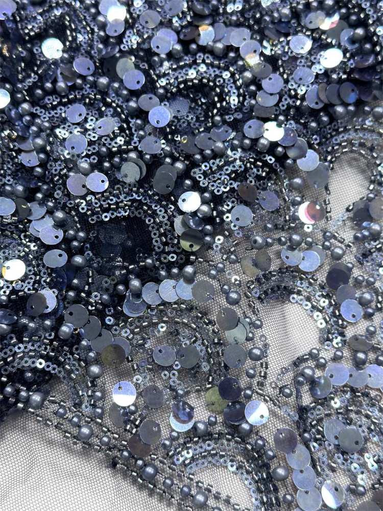 Beaded Tulle Fabric - 5 Yards - Embellished Fabric for Prom Dresses | HN786