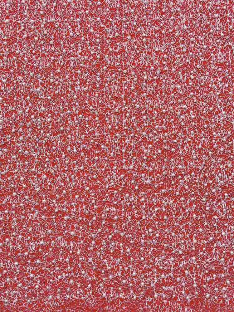 Beaded Tulle Fabric - 5 Yards - Embellished Fabric for Prom Dresses | HN791