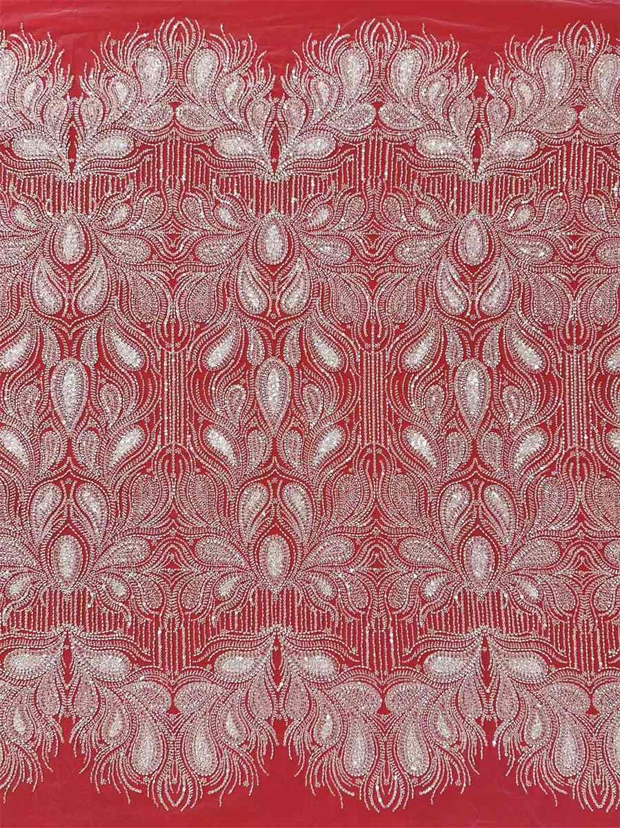 Beaded Tulle Fabric - 5 Yards | COD HN707