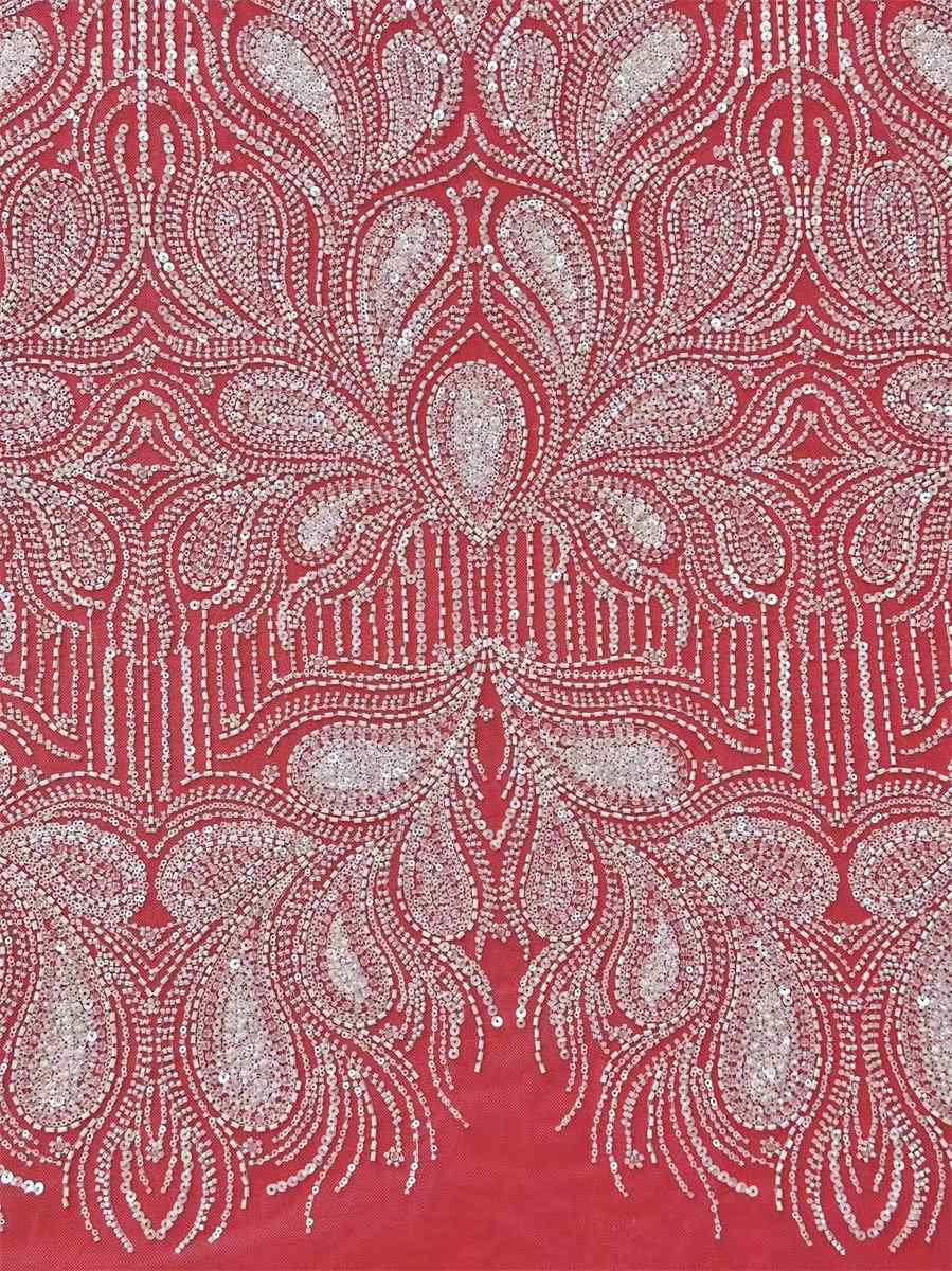 Beaded Tulle Fabric - 5 Yards | COD HN707
