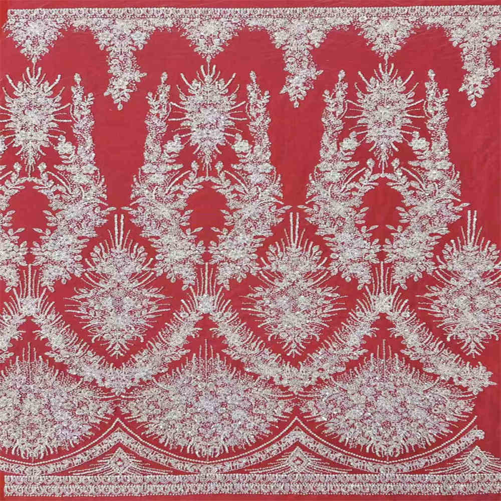 Bridal Lace Fabric - 5 Yards HN737W