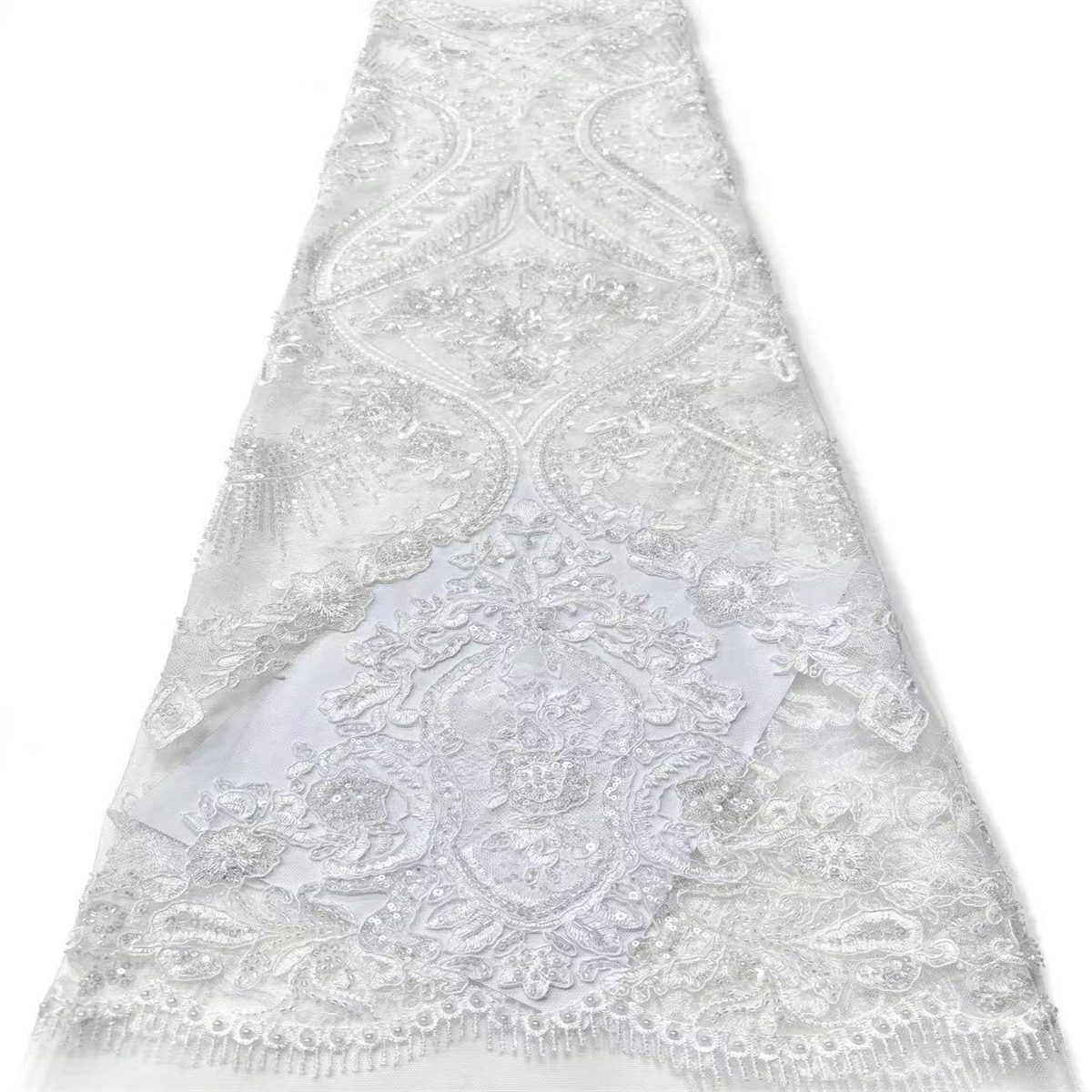 Beaded Tulle Fabric - 5 Yards | COD LIL9028