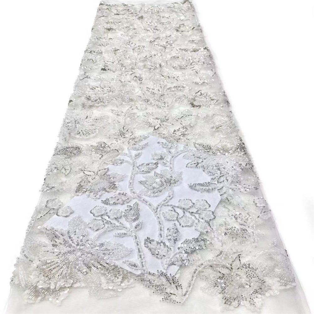 Bridal Lace Fabric - 5 Yards LIL9033W