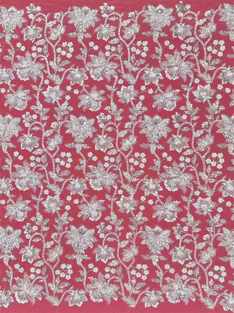 Beaded Tulle Fabric - 5 Yards | COD LIL9033