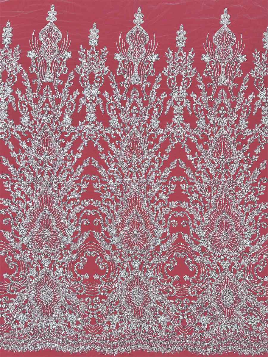 Beaded Tulle Fabric - 5 Yards | COD LIL9044