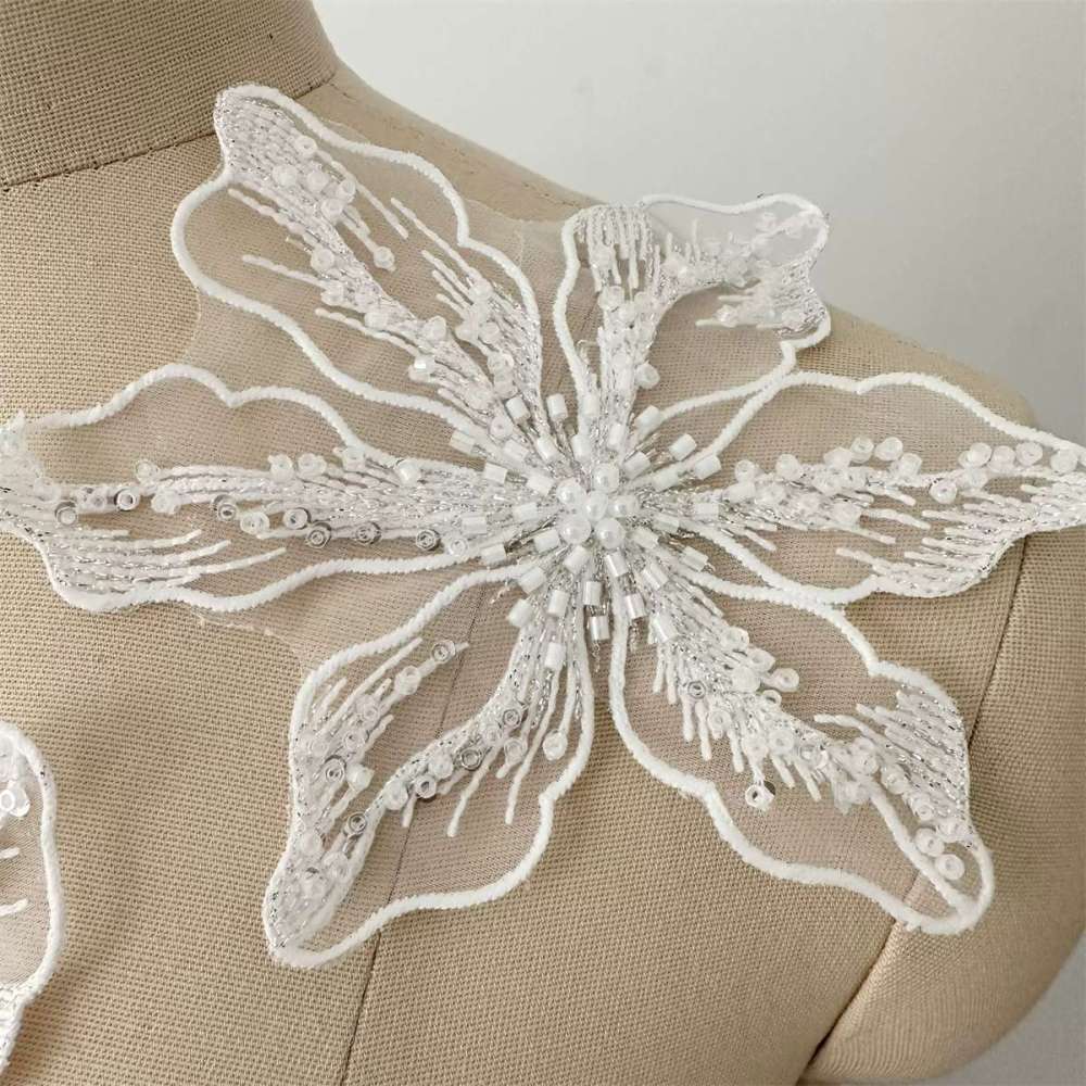 Bridal Lace Applique - 1 Piece