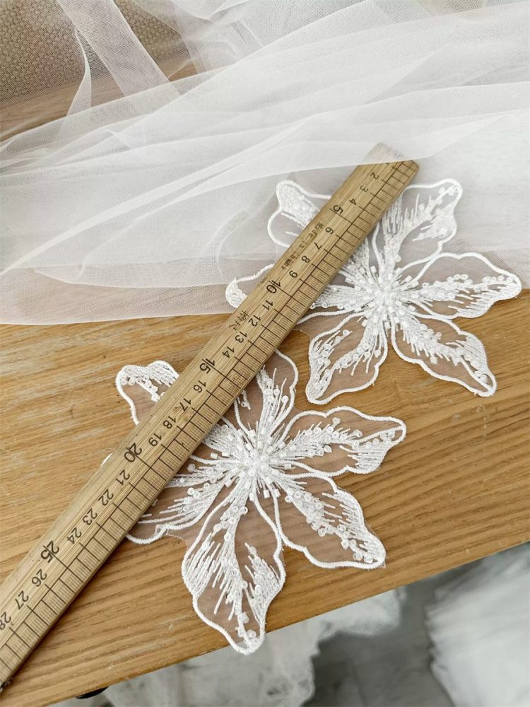 Bridal Lace Applique - 1 Piece