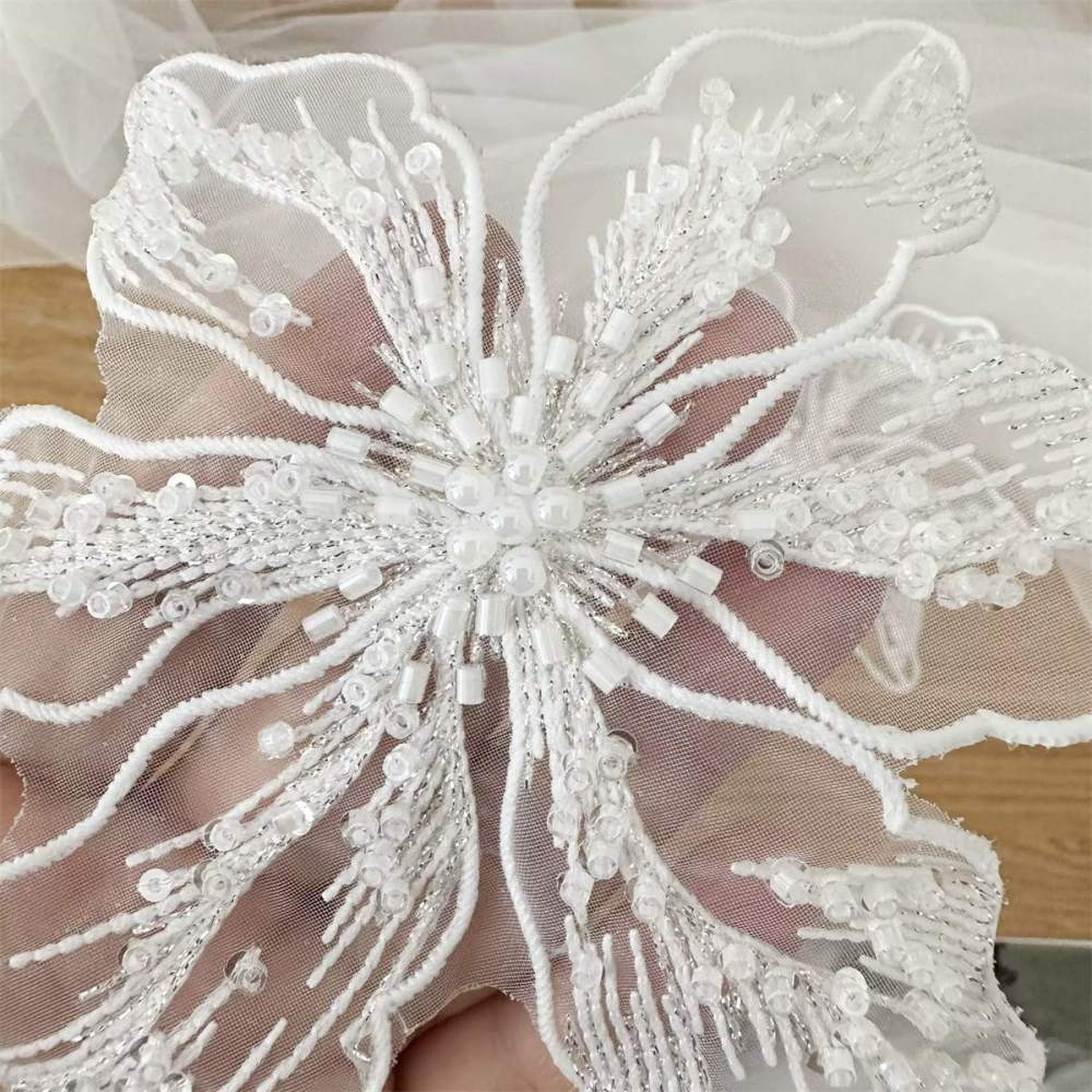 Bridal Lace Applique - 1 Piece