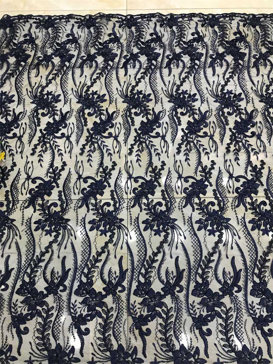 Corded Embroidered Sequin Lace Fabric - 5 Yards | MOD DX015