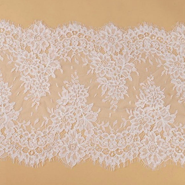 B 280X280 Corded Lace Lauren's Custom Bride Veil 1 Piece