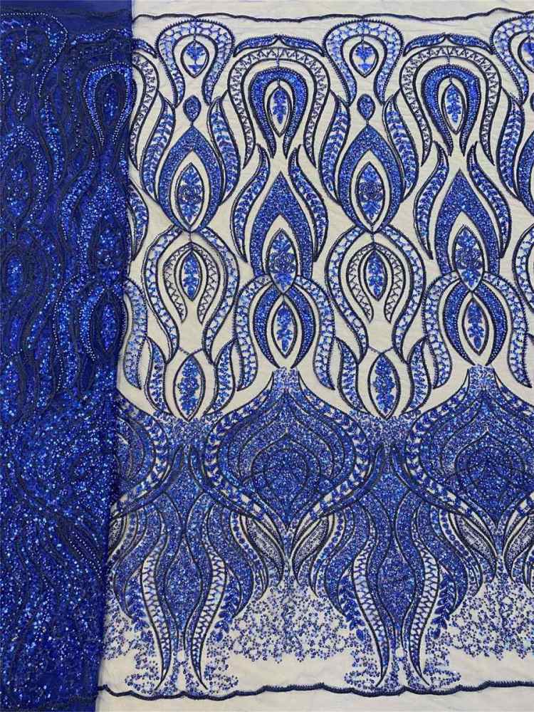Beaded Lace Fabric - 5 Yards | JJ116