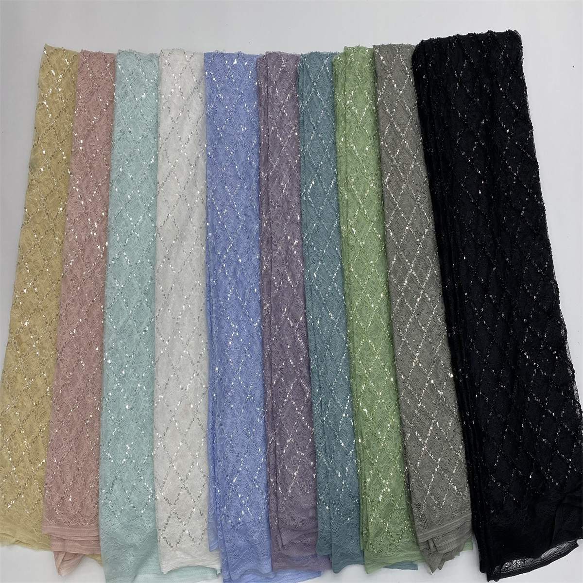 Beaded Lace Fabric - 5 Yards | MOD JX507