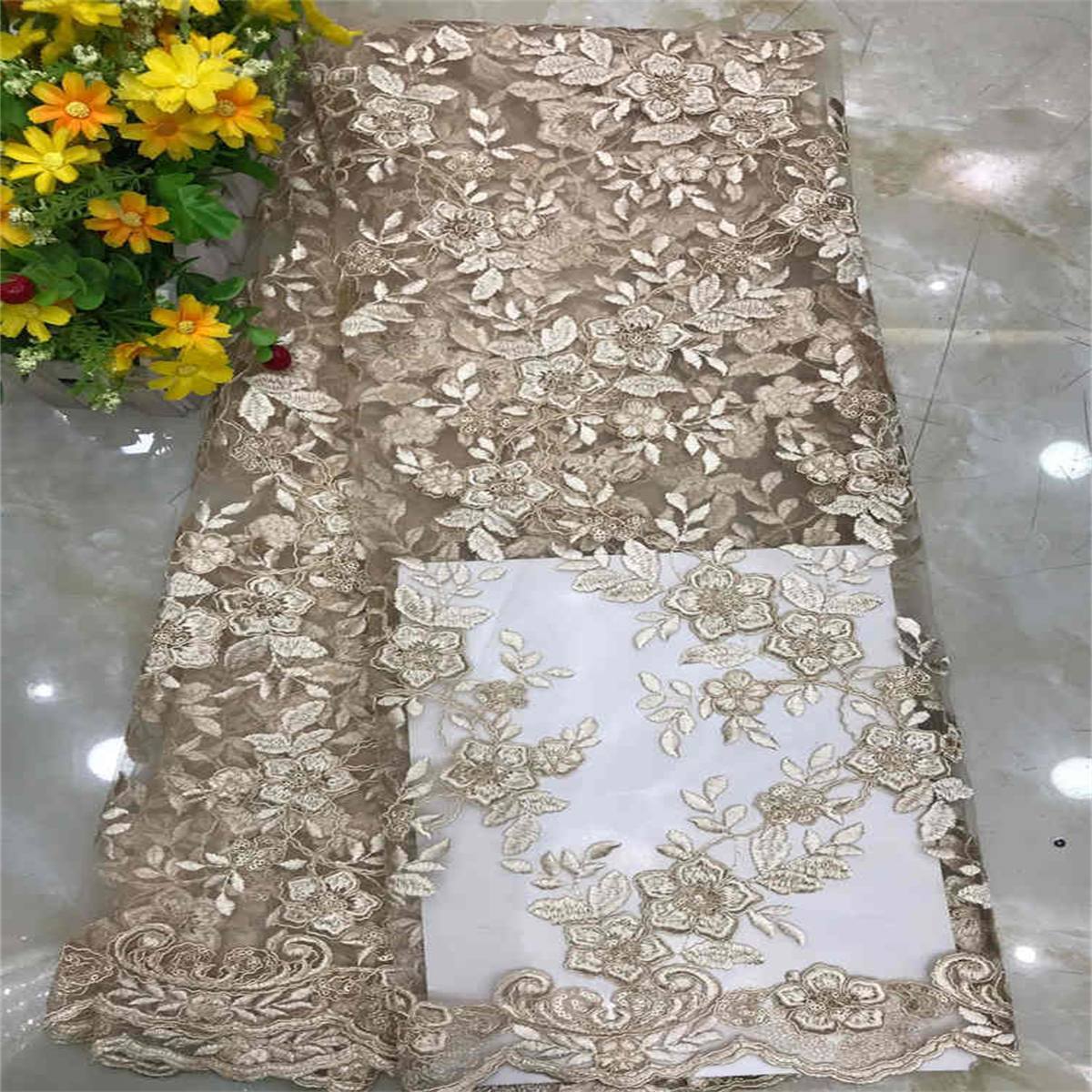 Embroidered Sequin Lace Fabric - 5 Yards | MOD DX016