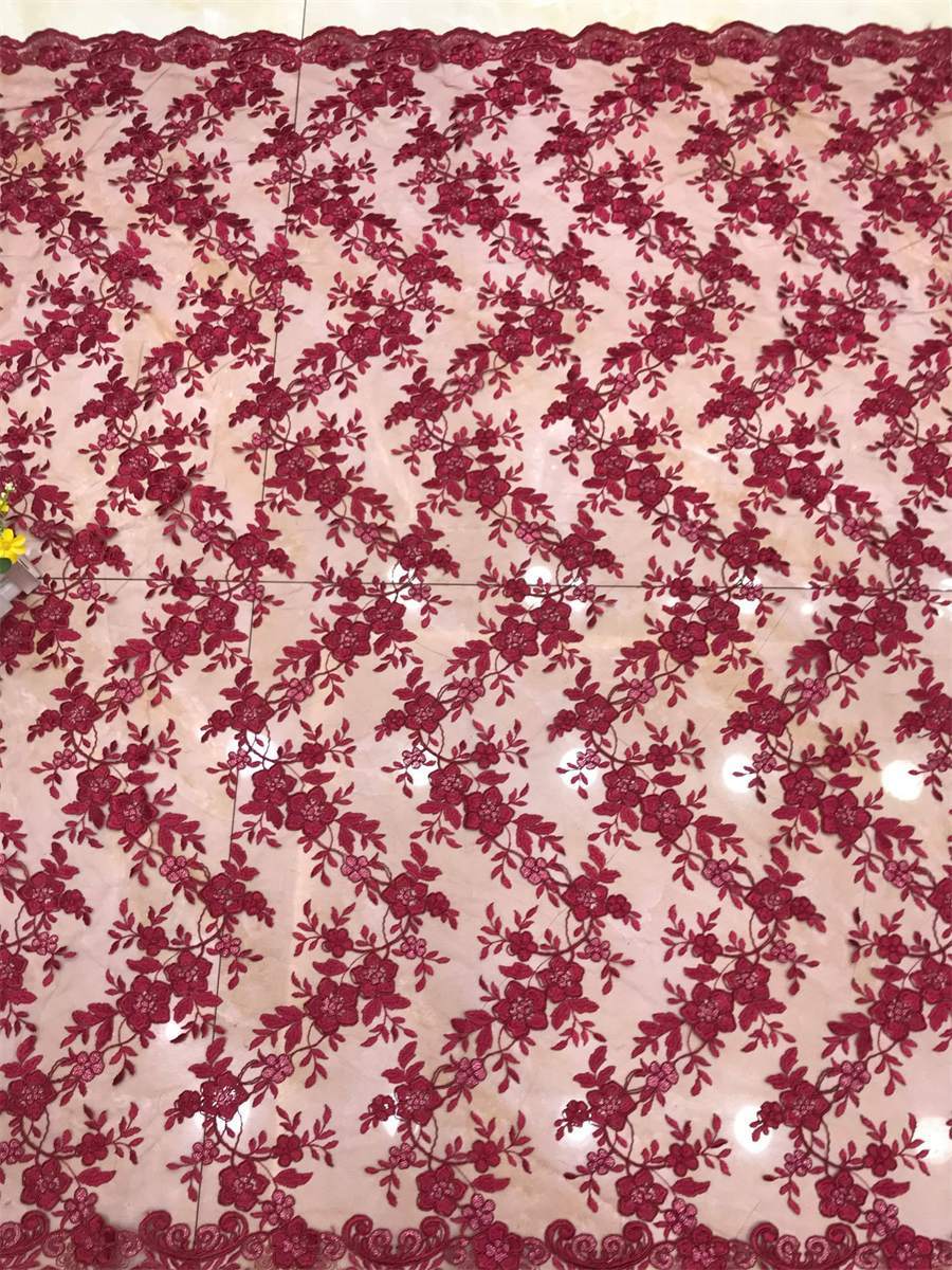 Embroidered Sequin Lace Fabric - 5 Yards | MOD DX016